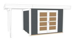 Weka Komfort Designhaus 126 Plus Gr. 2 A, 442 x 300 cm, anthrazit