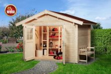 Weka Gartenhaus 132 Gr.2, 300 x 250 cm, naturbelassen (132.3025.00.00)