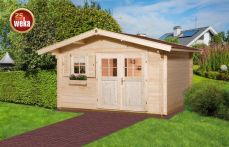 Weka Gartenhaus 136 Gr.1, 380 x 300 cm, naturbelassen (136.3830.10.00)