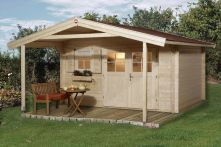 Weka Gartenhaus 136 A Gr.1, 380 x 500 cm, naturbelassen (136.3830.40.00)