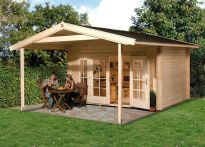 Weka Weekendhaus 137 A Gr.2, 380 x 580 cm, naturbelassen (137.3838.40.00)