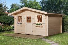 Weka Weekendhaus 138 Gr.2, 380 x 380 cm, naturbelassen (138.3838.10.00)