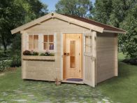 Weka Gartenhaus 139 Gr.1, 300 x 250 cm, naturbelassen (139.3025.00.00)
