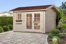 Weka Gartenhaus 163 Gr.3, 380 x 250 cm, naturbelassen (163.3825.00.10)