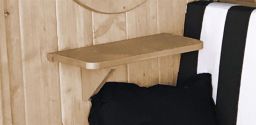 Weka seitliches Ablageset aus Holz für Laube Bozen und Merano (168.0100.00.10)