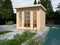 Weka Gartenhaus Panorama 172 Gr.2, BxT: 295 x 299 cm, naturbelassen (172.303.010.020)