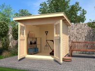 Weka Gartenhaus 179 Gr. 4, 300x295 cm, naturbelassen (179.3030.40001)