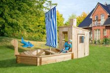 Weka Sandkasten 196 A, natur unbehandelt, 291 x 116 cm (196.0115.00.00)