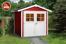 Weka Gartenhaus 224 Gr.1, 205 x 209 cm, schwedenrot (224.2121.13400)