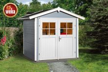 Weka Gartenhaus 224 Gr.1, 205 x 209 cm, grau (224.2121.15400)