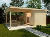 Weka Lounge-Haus 225 A Gr. 1, 504 x 295 cm, naturbelassen (225.2130.10201)