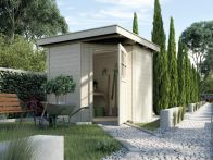 Weka Gartenhaus 229 Gr.1, 209 x 205 cm, naturbelassen (229.2121.10400)