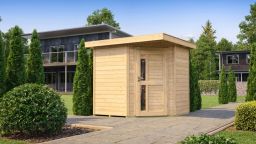 Weka Gartenhaus 229 A Gr. 1, natur, 21 mm, neue Design-Einzeltür