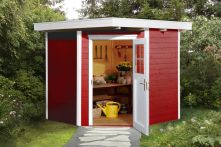 Weka Gartenhaus 229 Gr.1, 209 x 205 cm, schwedenrot (229.2121.13400)