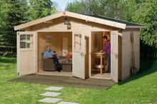 Weka Gartenhaus 261 Gr.2, 400 x 295 cm, naturbelassen (261.4030.10.00)