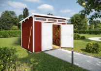 Weka Gartenhaus 264 Gr. 1, 263 x 249 cm, rot