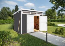 Weka Gartenhaus 264 Gr. 1, 263 x 249 cm, grau