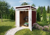 Weka Gartenhaus 265 Gr. 1, 220 x 161 cm, rot