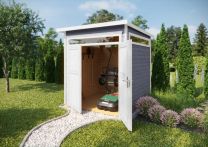 Weka Gartenhaus 265 Gr. 1, 220 x 161 cm, grau
