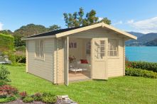 Weka Gartenhaus 401 Gr.2 , 444,6 x 480 cm, natur