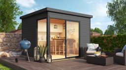 Weka Designhaus 412 Gr.1 , 319,6 x 319,6 cm, anthrazit