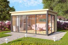 Weka Designhaus 412 Gr.2 , 437,6 x 341,5 cm, natur