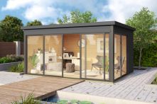 Weka Designhaus 412 Gr.2 , 437,6 x 341,5 cm, anthrazit