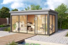 Weka Designhaus 412 Gr.2 , 437,6 x 341,5 cm, grau