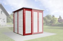 Weka Garten [Q] Modul Save Bike, rot (415.0301.23000)