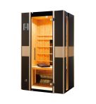 Weka Infrarotkabine MILA1Anthrazit / Elfenbein - 108x100x190 cm