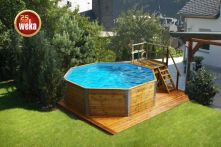 Weka Massivholzpool 593 B Gr.1, 376 x 476 cm (593.4050.00.10)