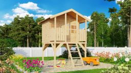 Weka Kinderstelzenhaus TOMMY, 15 mm, natur