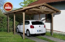 Weka Satteldachcarport 611, 288 x 389 cm (611.3050.30.00)