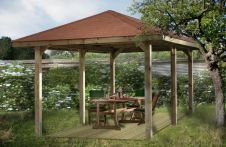 Weka Gartenoase 651 B Gr.1, Sparset inkl. roten DS