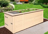 Weka Profi Hochbeet 669, 205 x 79 cm, naturbelassen (669.200.810.010)