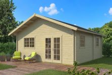 Weka Weekendhaus Typ 703 Gr. 2, 600 x 600 cm, 70 mm, natur