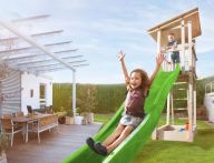 Weka Tabaluga Spielturm mit Flachdach, 100 x 82 cm (816.1001.00.04)