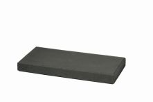 Weserwaben Trend-Line Abdeckstein, Anthrazit glatt | 38x19x4 cm