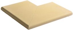 Weserwaben Solum Beckenrandstein Element Außenecke 90°, flach | 49,5/49,5 x 31,0 x 3,2