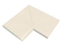 Weserwaben Aquitaine Beckenrandstein, Element Ecke 90° flach | 49,5/49,5 x 31,0 x 3,2