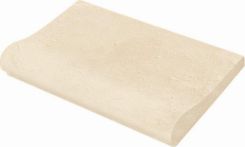 Weserwaben Solum Beckenrandstein, Element gerade gewölbt | 49,5x33x3,2-6,5 cm
