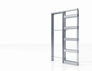 Wingburg Belport B1T-H Schiebetürsystem zargenlos für Trockenbauwand, 1-flügelig für Holztürblatt