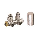 Ximax Mittenanschlussgarnitur Typ SX ECK 15 mm - Edelstahl