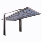 Ximax Aluminium Carport My-Port Typ 150 Edelstahl-Look